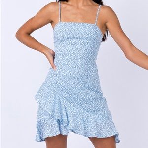 Princess Polly Blue Floral Mini Dress
